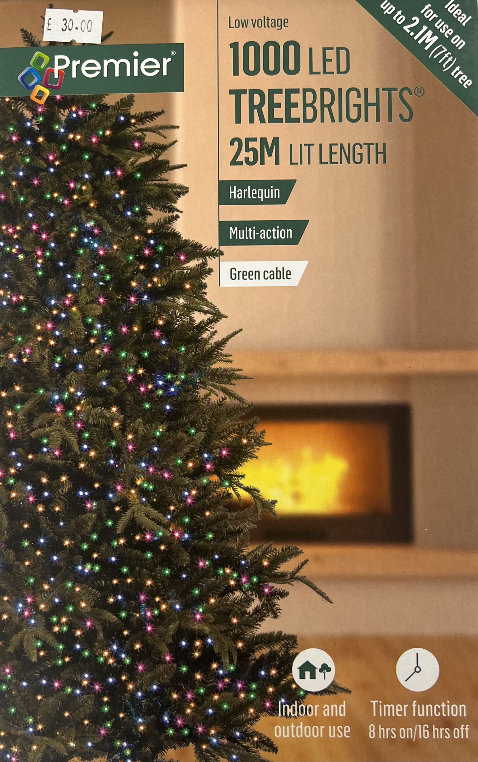 Kilted Christmas Tree 1000LEDTreebrightsHarlequin