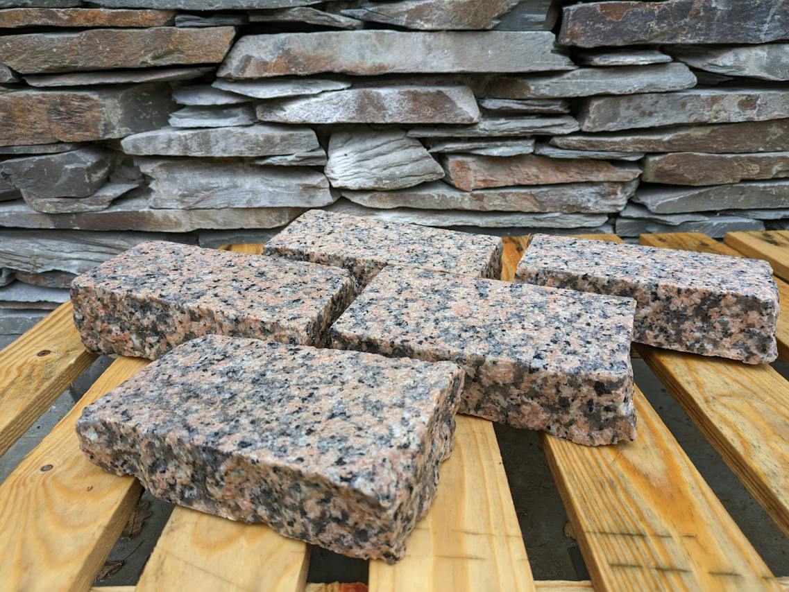 Rose Flamed Top Finish 200 x 100 x 50 Half Crate